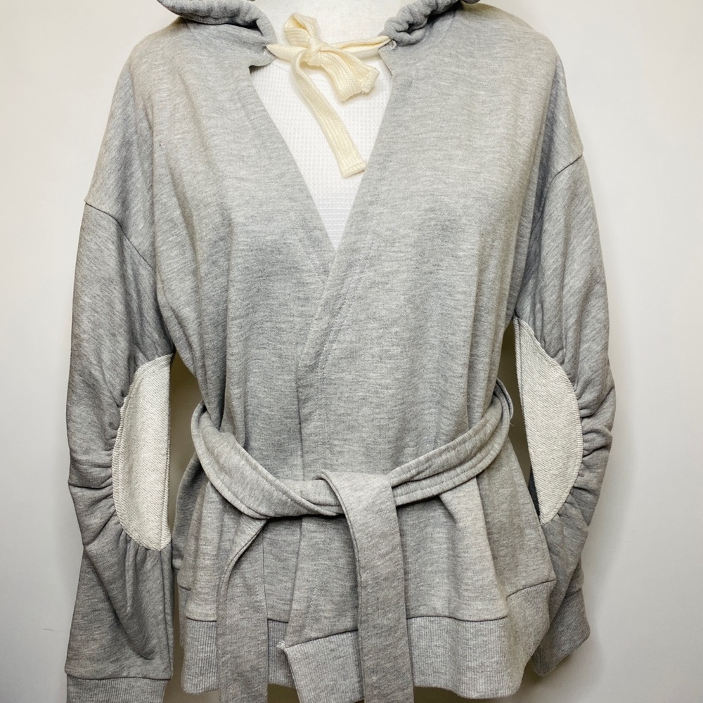 BCBGeneration Hooded Sweatshirt Color Gray Size M NWT (Orig Price $108) - Picture 2 of 7